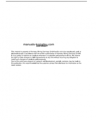 PC8000E-6(DEU) S/N 12103-12108 Operation manual (English)