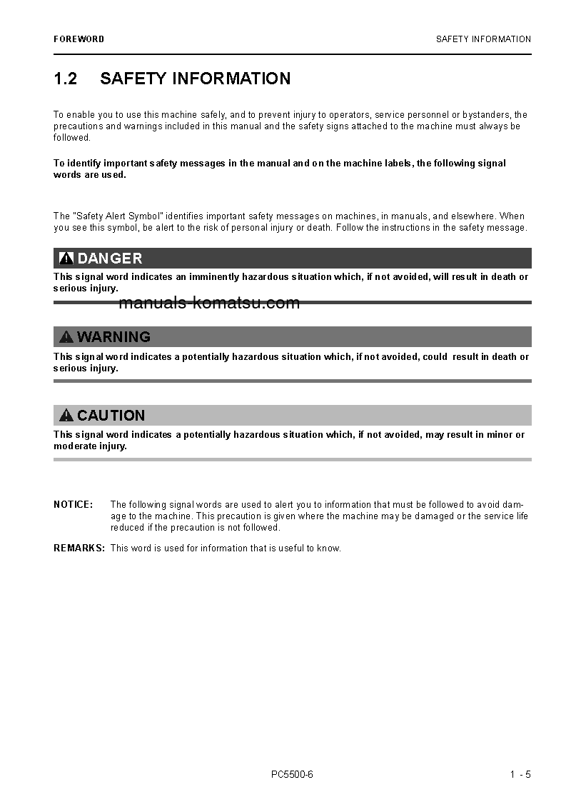 Protected: PC5500-6(DEU) S/N 15091-15091 Operation manual (English)