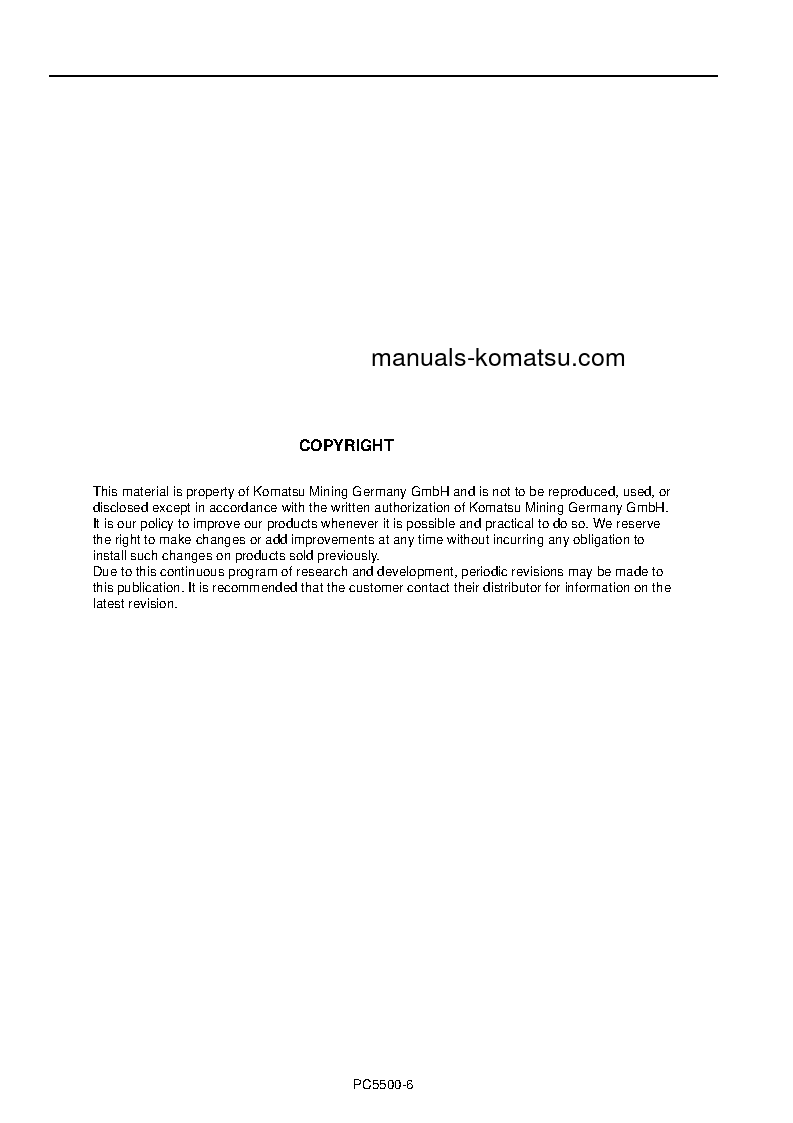 Protected: PC5500E-6(DEU) S/N 15105 Operation manual (English)