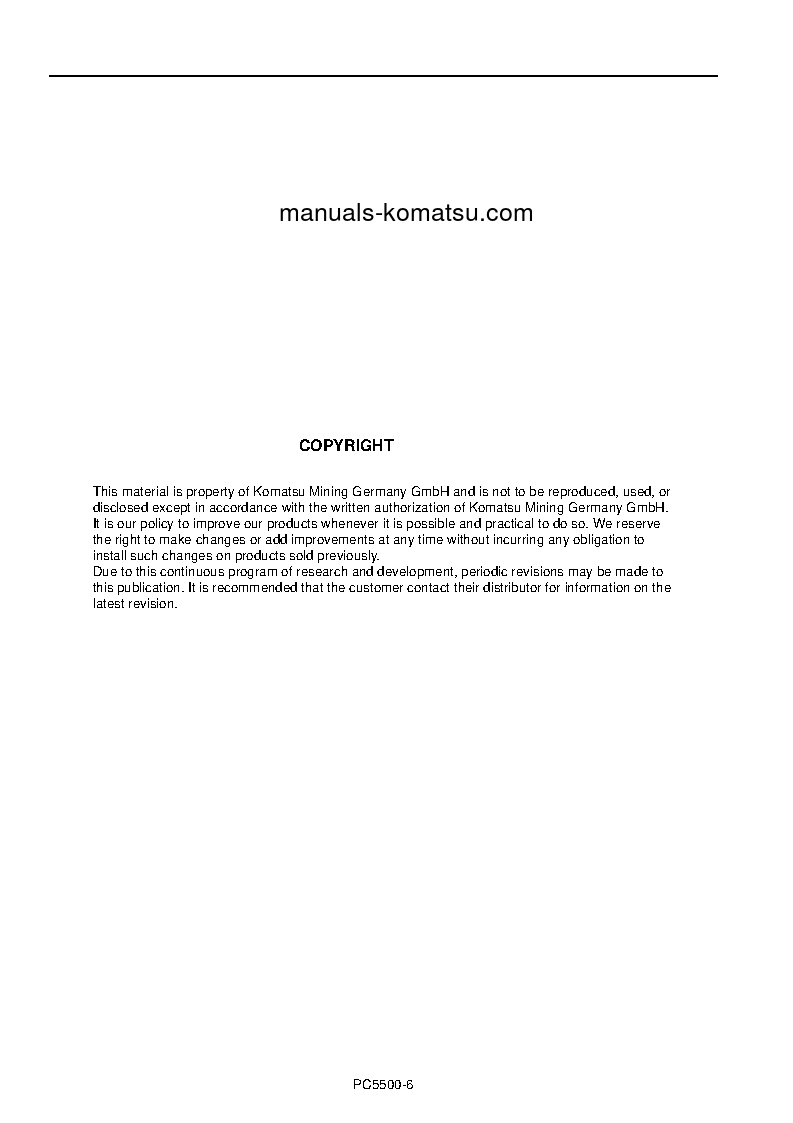 Protected: PC5500-6(DEU) S/N 15106 Operation manual (English)