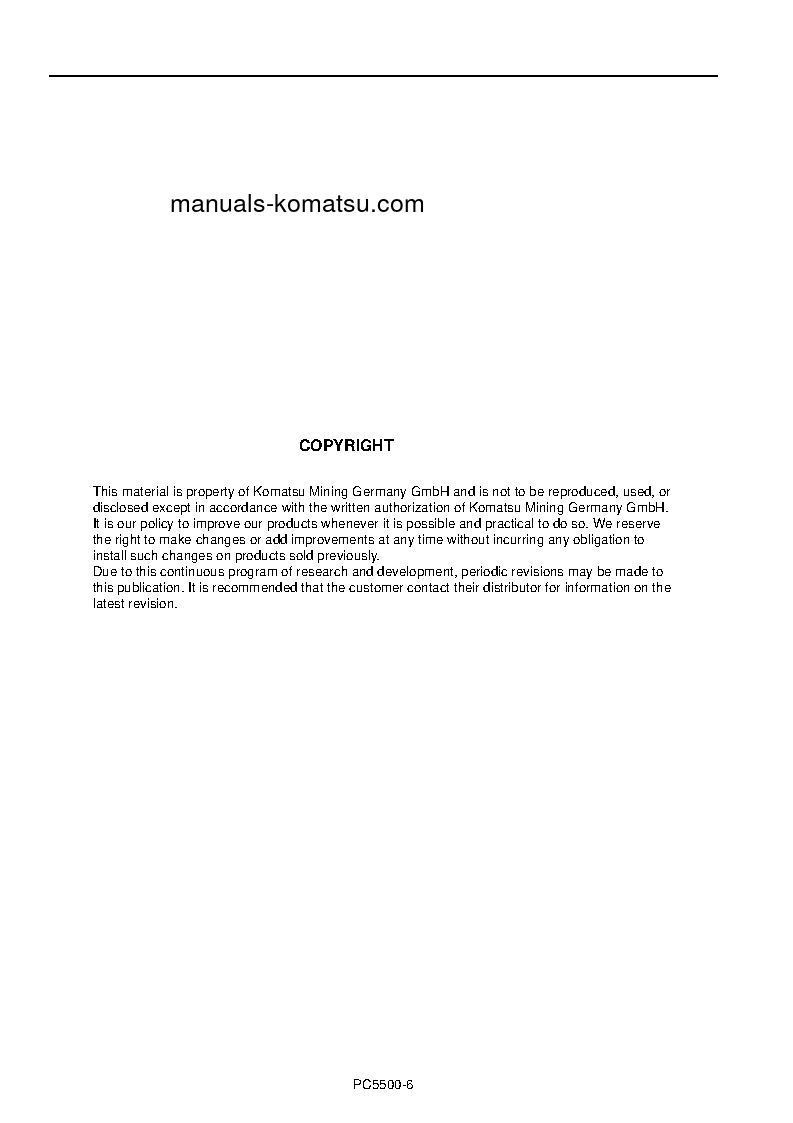 Protected: PC5500-6(DEU) S/N 15109 Operation manual (English)