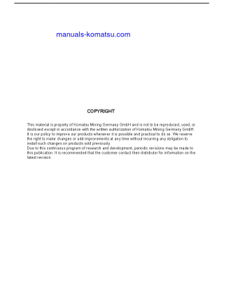 PC5500-6(DEU)-DIESEL S/N 15118-15138 Operation manual (English)