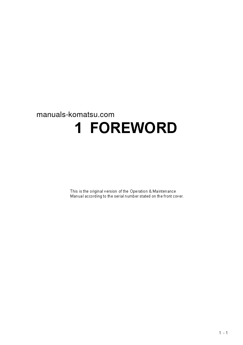 Protected: PC5500E-6(DEU) S/N 15121 Operation manual (English)