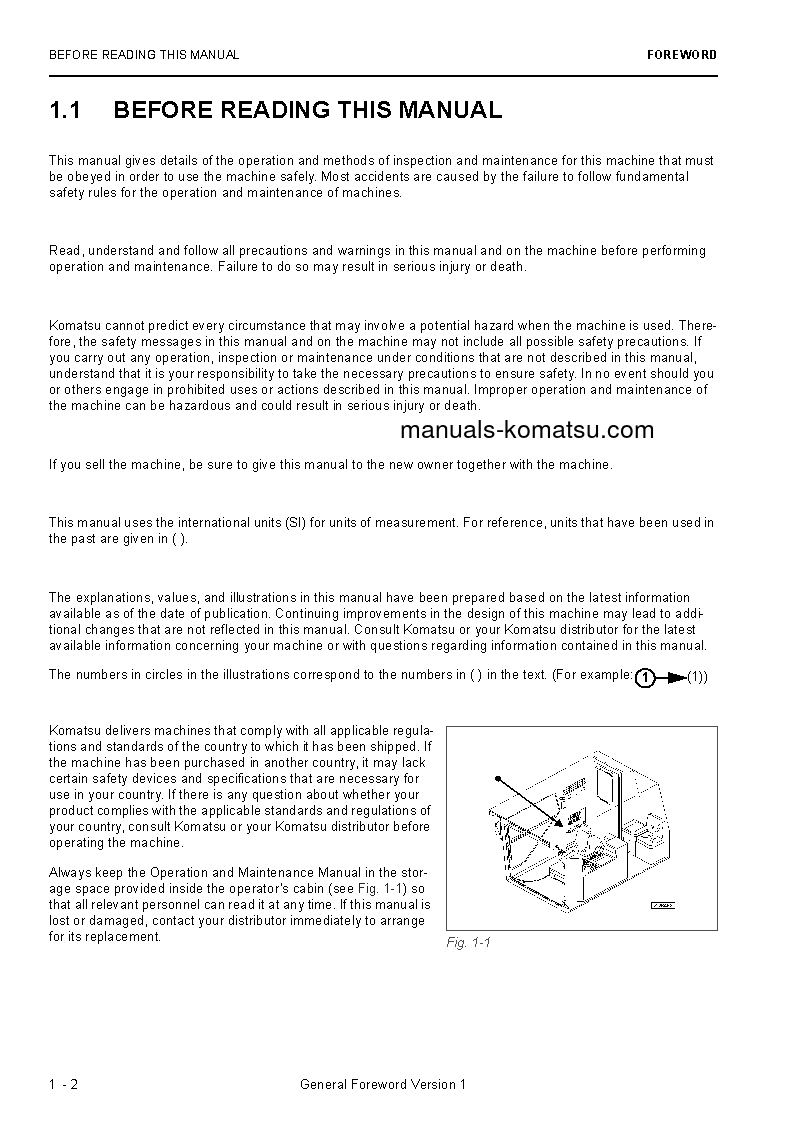 Protected: PC5500E-6(DEU) S/N 15121 Operation manual (English)