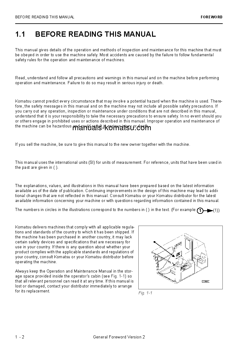 Protected: PC5500E-6(DEU) S/N 15122 Operation manual (English)