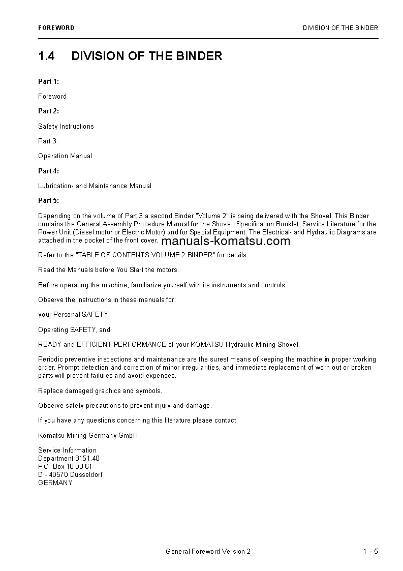 Protected: PC5500E-6(DEU) S/N 15122 Operation manual (English)