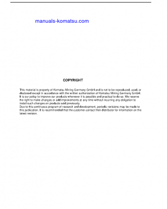 PC5500-6(DEU) S/N 15141-15147 Operation manual (English)