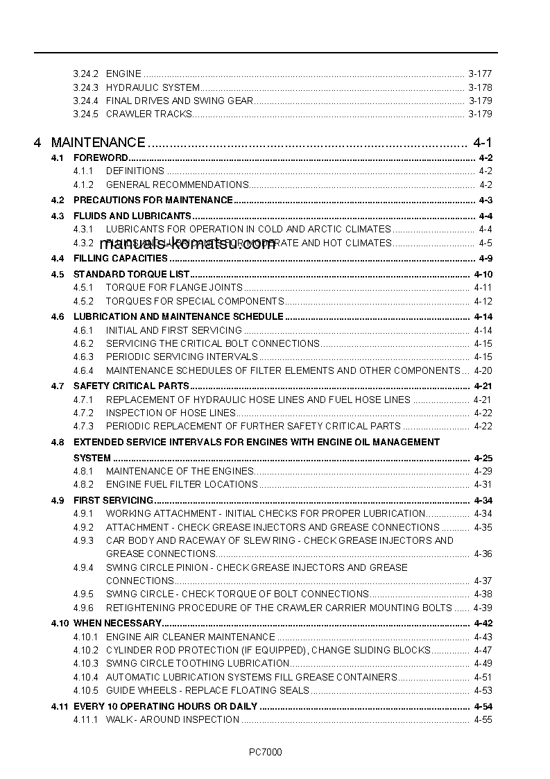 Protected: PC7000-6(DEU) S/N 35004-35004 Operation manual (English)