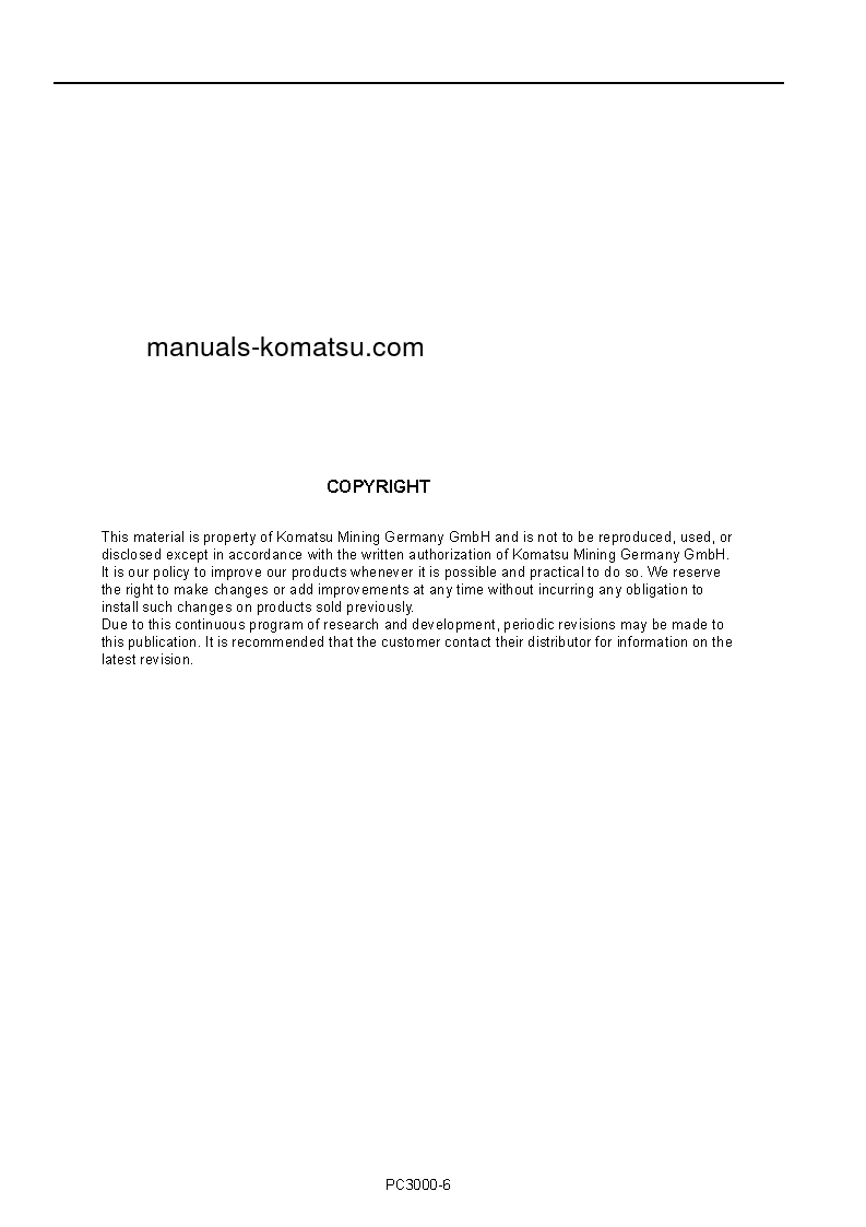 Protected: PC3000-6(DEU) S/N 46213-46213 Operation manual (English)