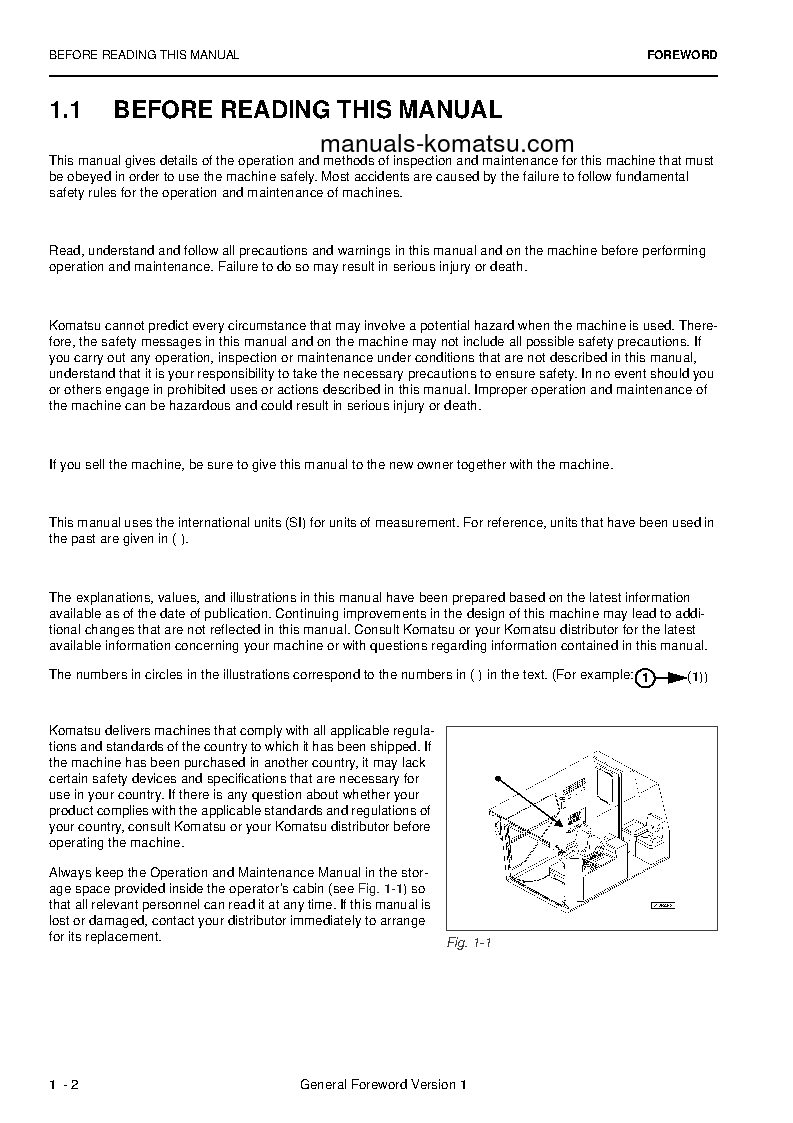 Protected: PC4000-6(DEU) S/N 58104-58104 Operation manual (English)