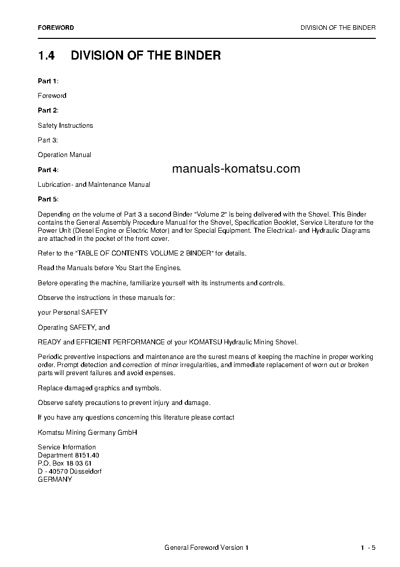 Protected: PC4000-6(DEU) S/N 58116-UP Operation manual (English)