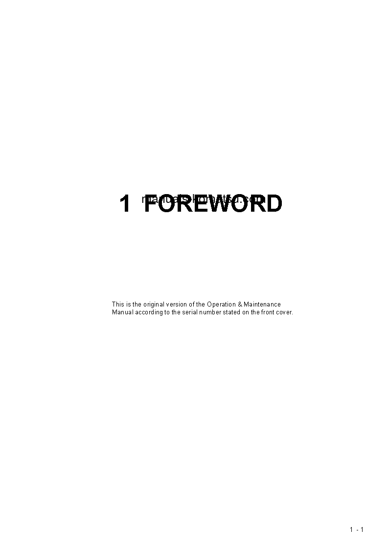 Protected: PC4000-6(DEU) S/N 58120-UP Operation manual (English)