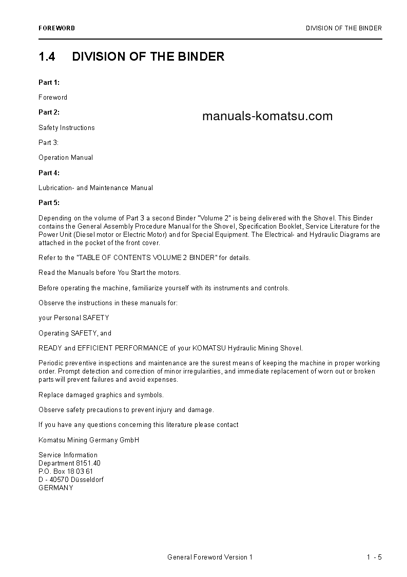 Protected: PC4000-6(DEU) S/N 58120-UP Operation manual (English)