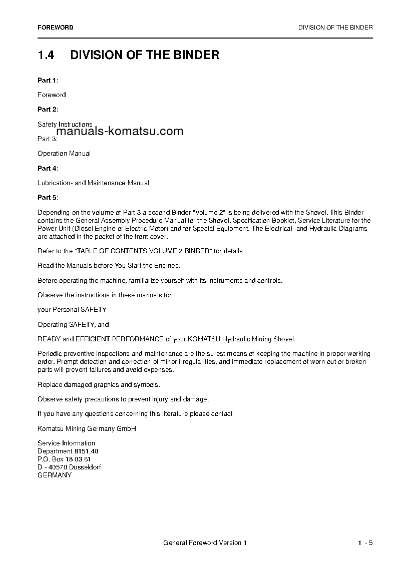 Protected: PC4000-6(DEU) S/N 58123-UP Operation manual (English)