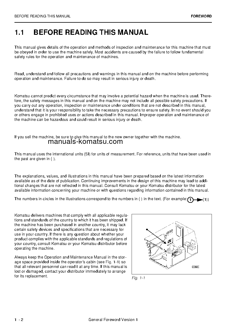 Protected: PC4000-6(DEU) S/N 58134-UP Operation manual (English)