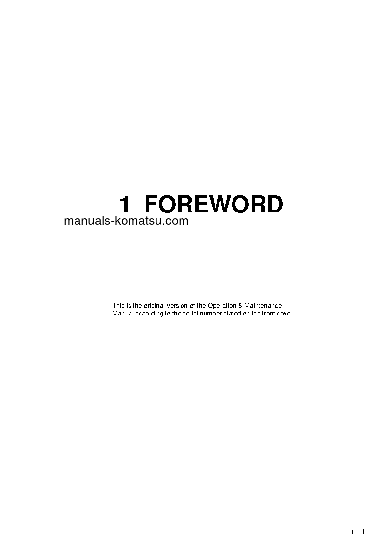 Protected: PC4000-6(DEU) S/N 58135-UP Operation manual (English)