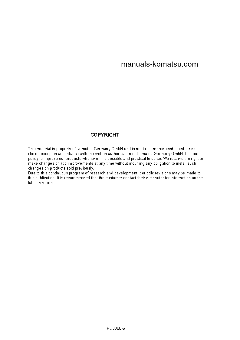 Protected: PC3000-6(DEU) S/N 06353-06353 Operation manual (English)