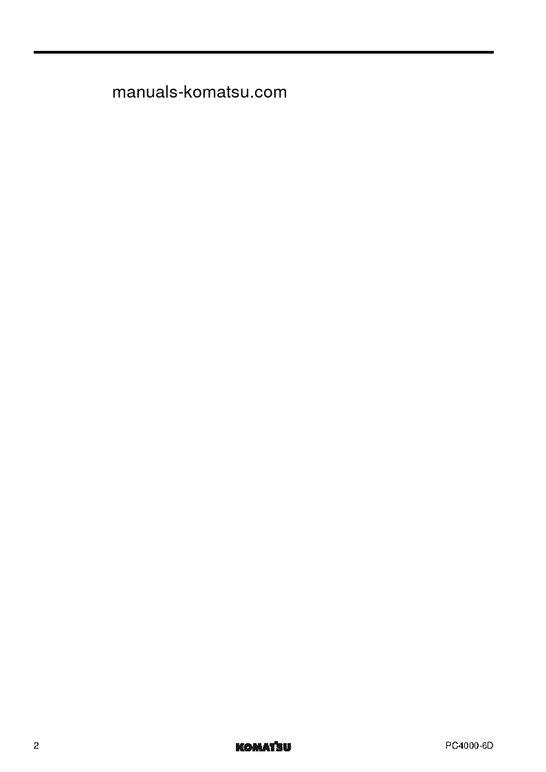 Protected: PC4000E-6(DEU) S/N 08165-UP Shop (repair) manual (English)