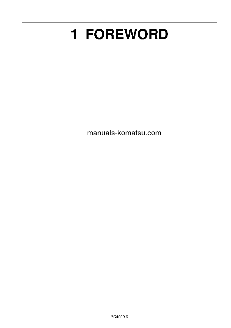 Protected: PC4000-6(DEU) S/N 08199-UP Shop (repair) manual (English)