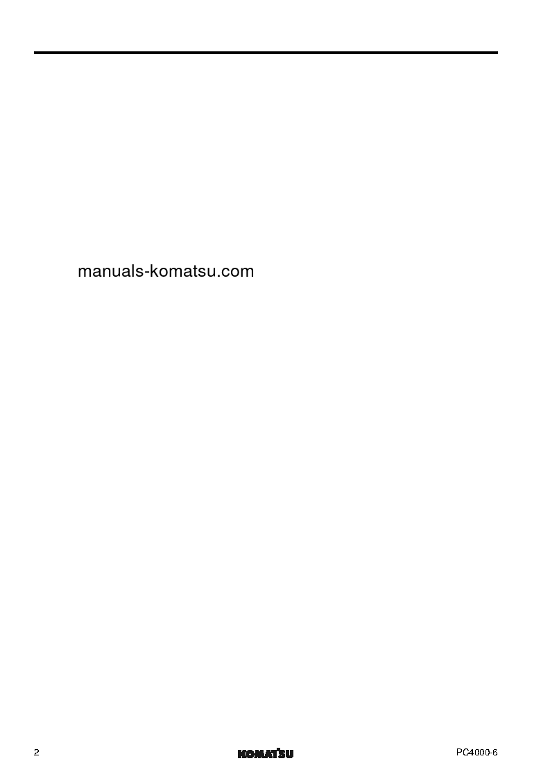 Protected: PC4000-6(DEU) S/N 08205-08205 Shop (repair) manual (English)