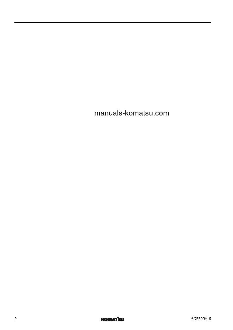 Protected: PC5500E-6(DEU) S/N 15084-UP Shop (repair) manual (English)