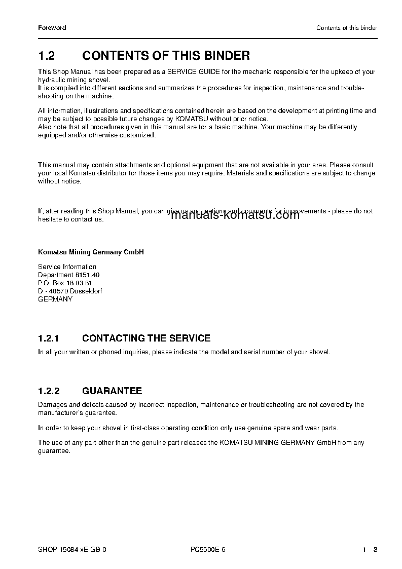 Protected: PC5500E-6(DEU) S/N 15084-UP Shop (repair) manual (English)