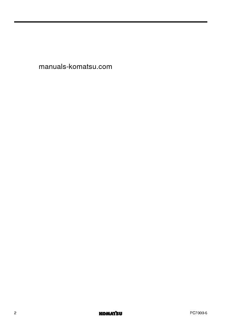 Protected: PC7000-6(DEU) S/N 35001-UP Shop (repair) manual (English)