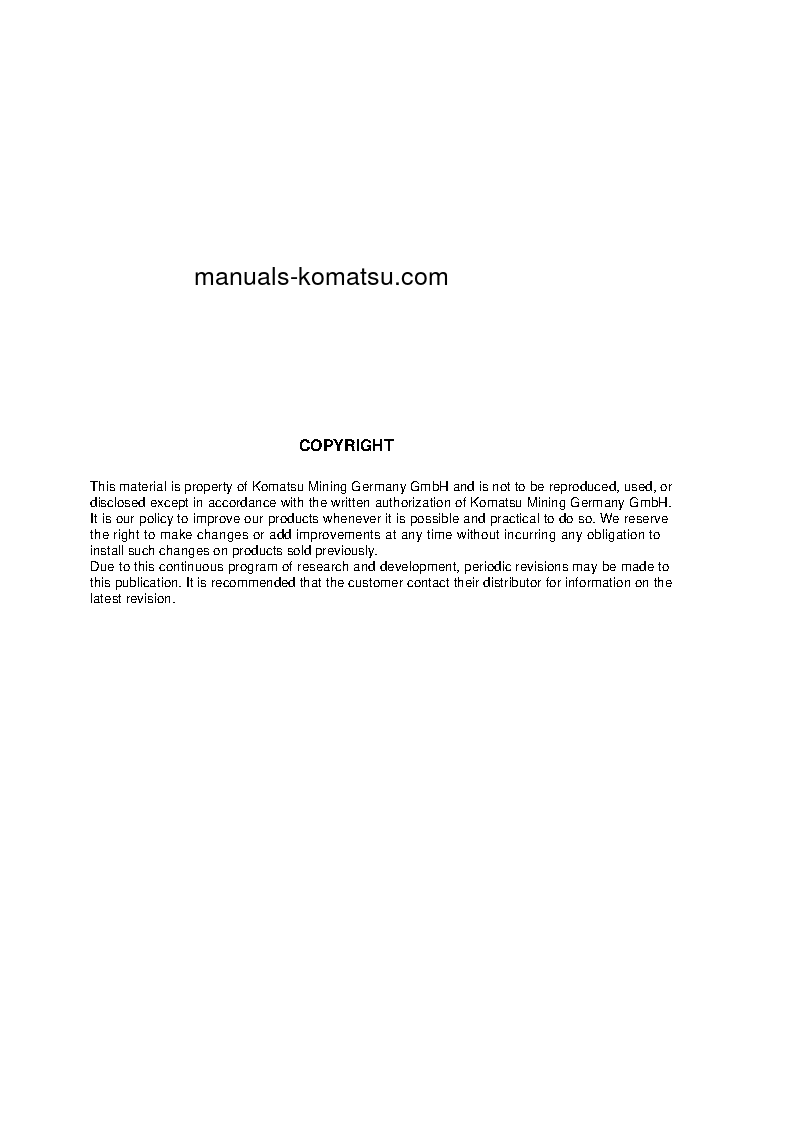 Protected: PC4000E-6(DEU) S/N 08233-08233 Field assembly manual (English)