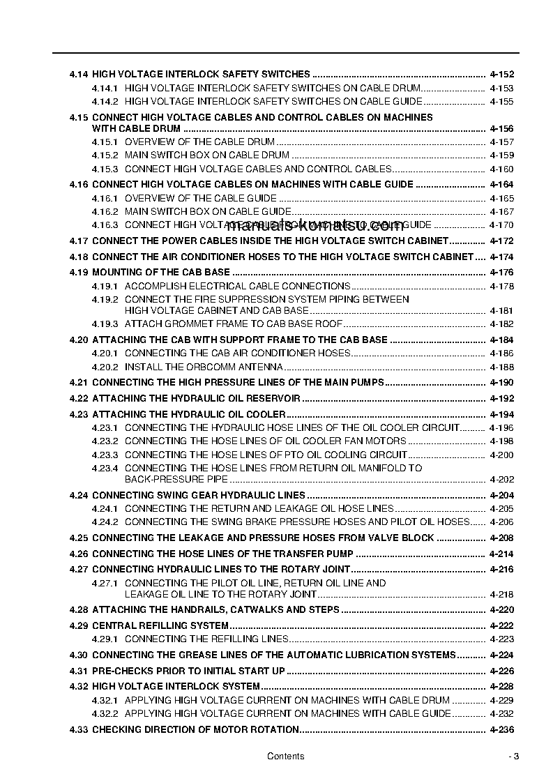 Protected: PC4000E-6(DEU) S/N 08233-08233 Field assembly manual (English)