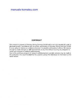 PC4000-6(DEU) S/N 08237-UP Field assembly manual (English)