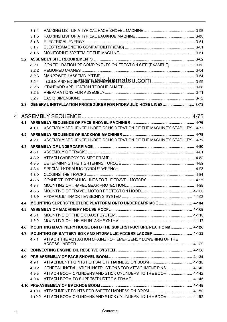 Protected: PC4000-6(DEU) S/N 08237-UP Field assembly manual (English)