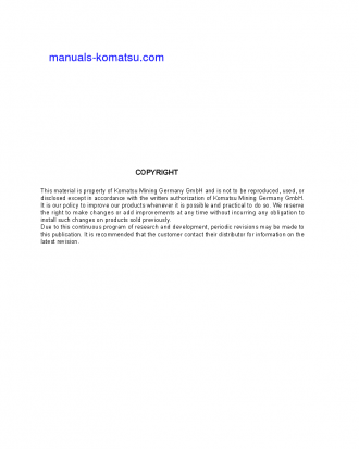 PC8000-6(DEU) S/N 12071-UP Field assembly manual (English)
