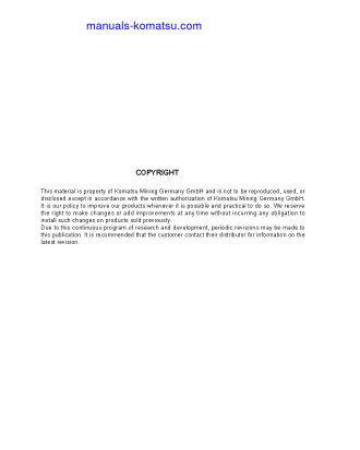 PC8000E-6(DEU) S/N 12089-UP Field assembly manual (English)