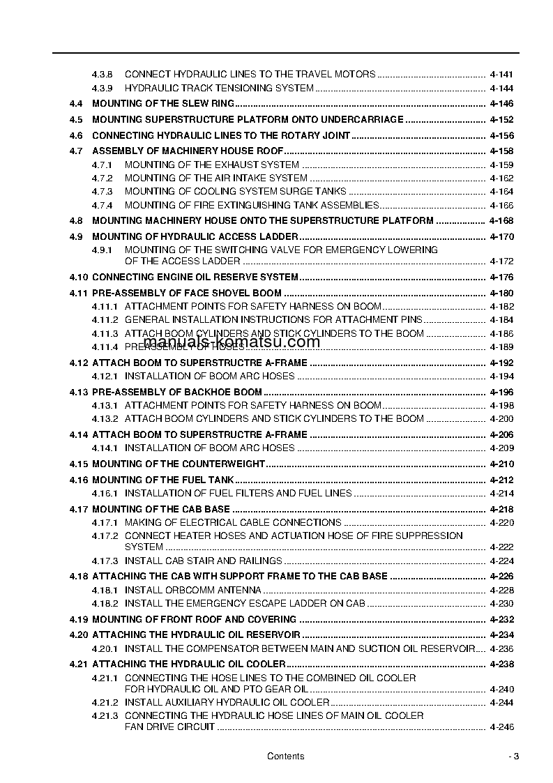 Protected: PC8000-6(DEU) S/N 12105-UP Field assembly manual (English)