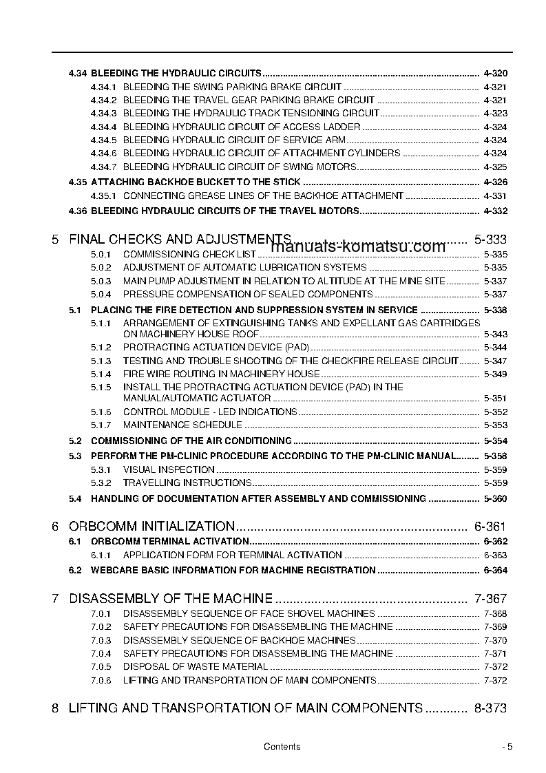Protected: PC8000-6(DEU) S/N 12105-UP Field assembly manual (English)
