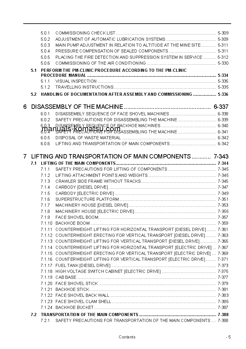 Protected: PC5500-6(DEU) S/N 15100-UP Field assembly manual (English)