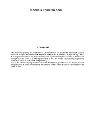 PC5500-6(DEU)-DIESEL S/N 15131-UP Field assembly manual (English)