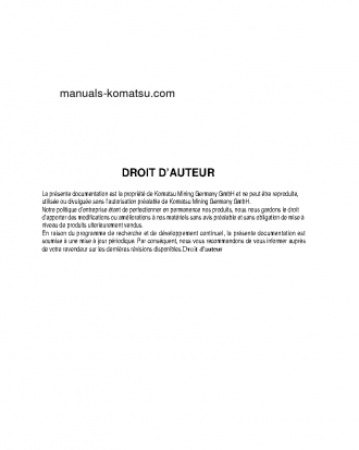 PC4000-6(DEU) S/N 08218 Operation manual (French)