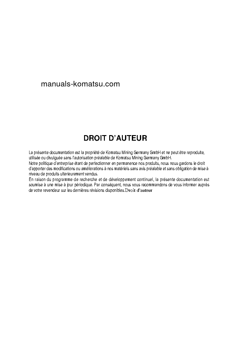 Protected: PC4000-6(DEU) S/N 08218 Operation manual (French)