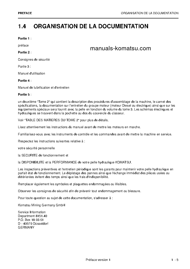 Protected: PC4000-6(DEU) S/N 08218 Operation manual (French)