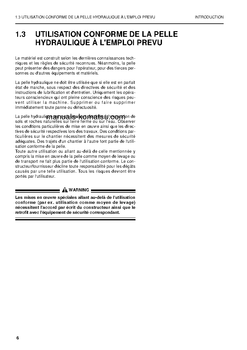 Protected: PC5500-6(DEU) S/N 15055 Operation manual (French)