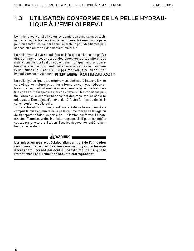 Protected: PC5500-6(DEU) S/N 15086-15086 Operation manual (French)