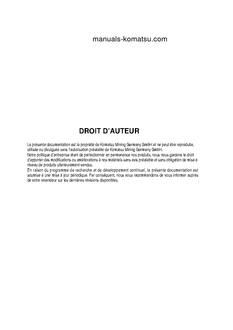 Protected: PC5500-6(DEU) S/N 15107 Operation manual (French)