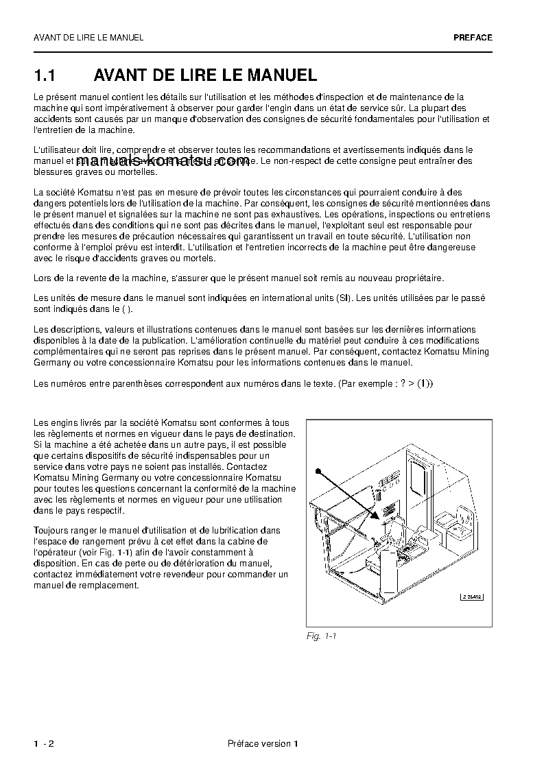Protected: PC5500-6(DEU) S/N 15107 Operation manual (French)