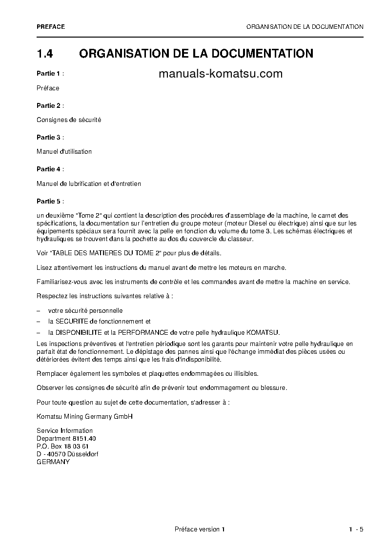 Protected: PC5500-6(DEU) S/N 15107 Operation manual (French)