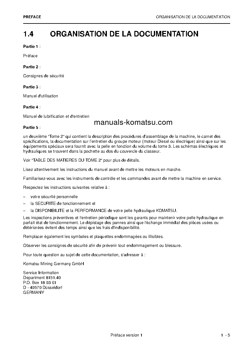 Protected: PC5500-6(DEU) S/N 15109 Operation manual (French)