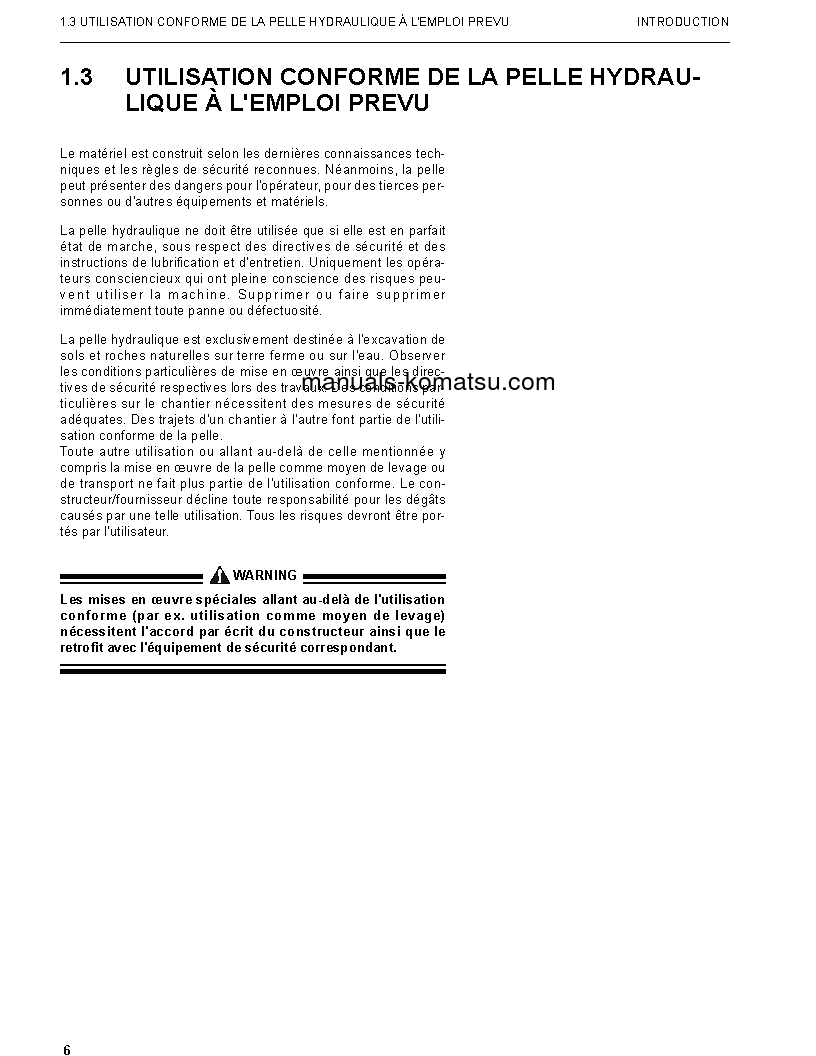 Protected: PC3000-6(DEU) S/N 46181-UP Operation manual (French)