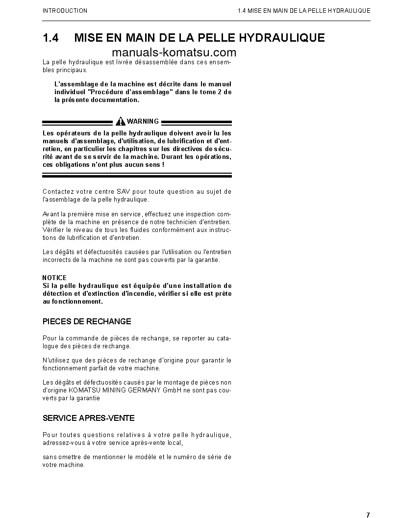 Protected: PC3000-6(DEU) S/N 46181-UP Operation manual (French)
