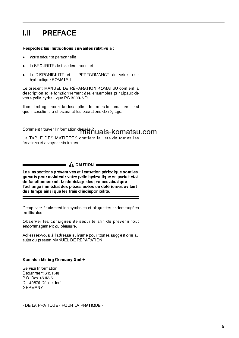 Protected: PC3000-6(DEU) S/N 46151 Shop (repair) manual (French)