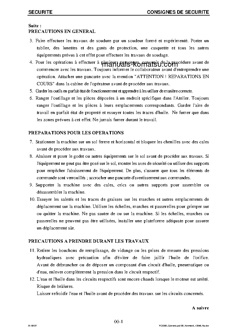 Protected: PC5500-6(DEU) S/N 15046-UP Shop (repair) manual (French)